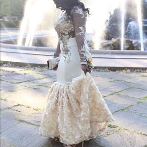 Custom made prom dress